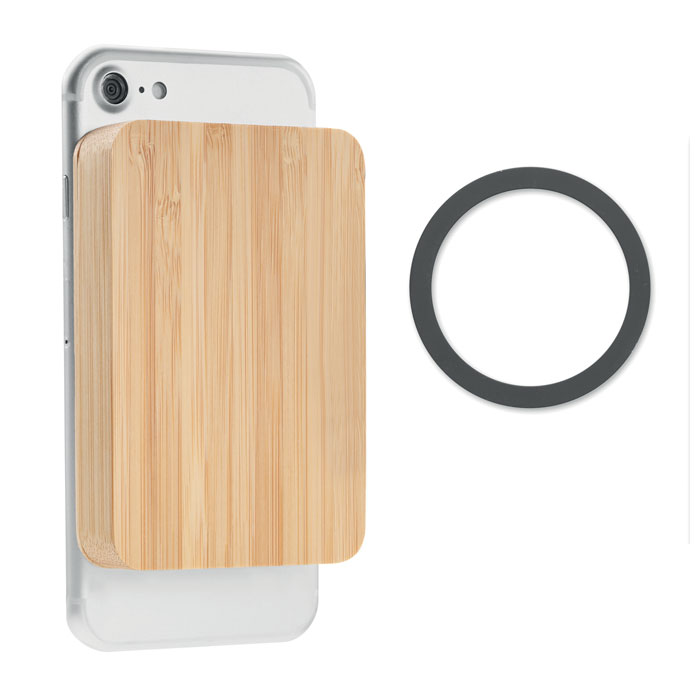Magnetic wireless charger 10W - YAGO - wood