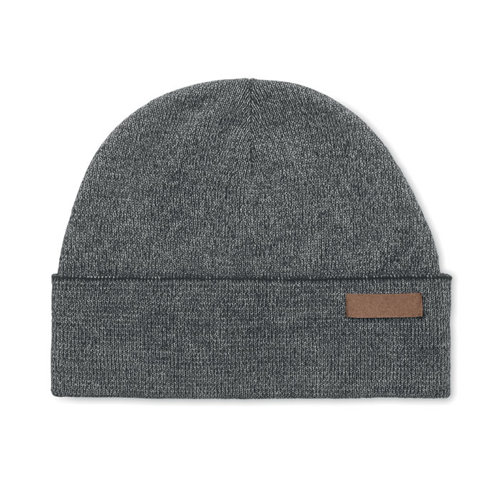 Doppellagige Beanie Acryl - TUZO - schwarz