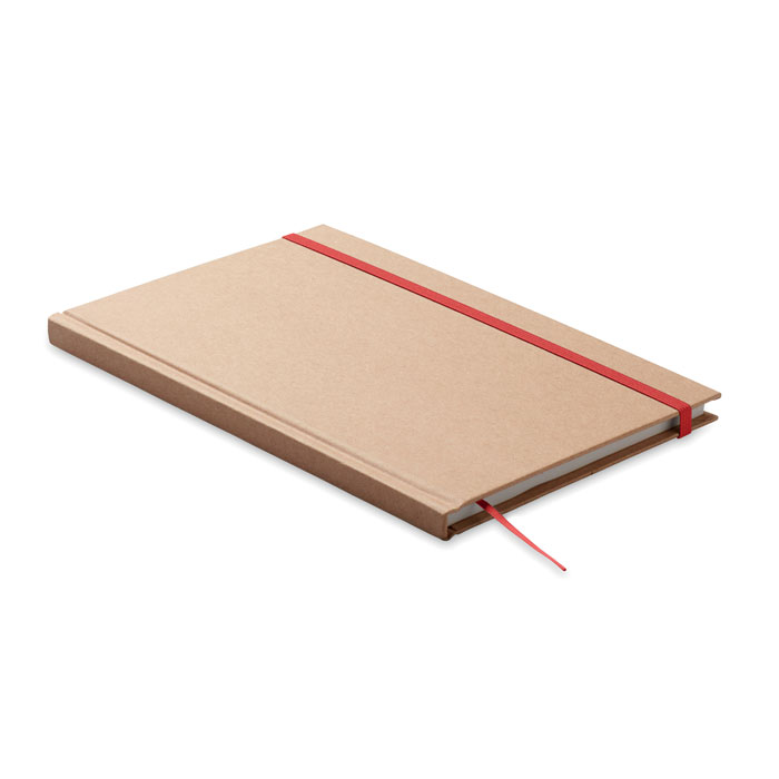 A5 recycled page notebook - MUSA - red