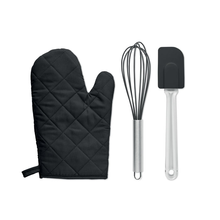 Baking utensils set - DATEKI - black