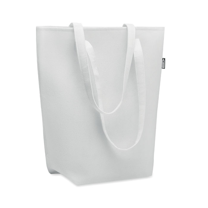 Einkaufstasche RPET-Filz - NATA - Weiß 