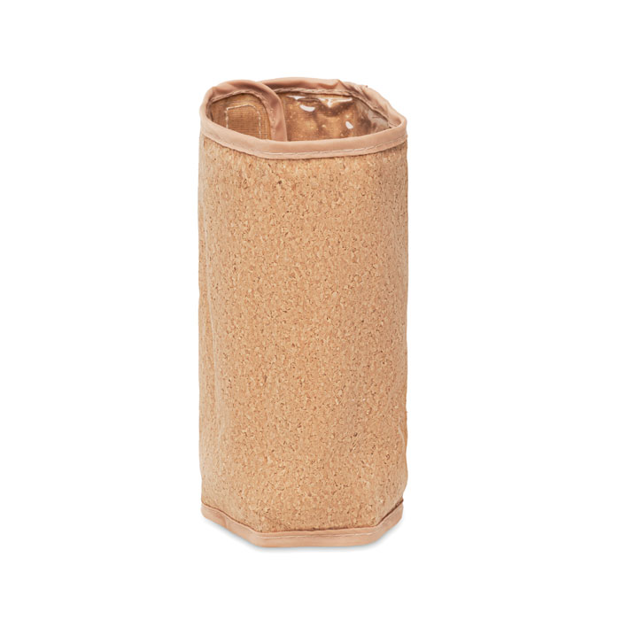 Soft wine cooler in cork wrap - SARRET - beige