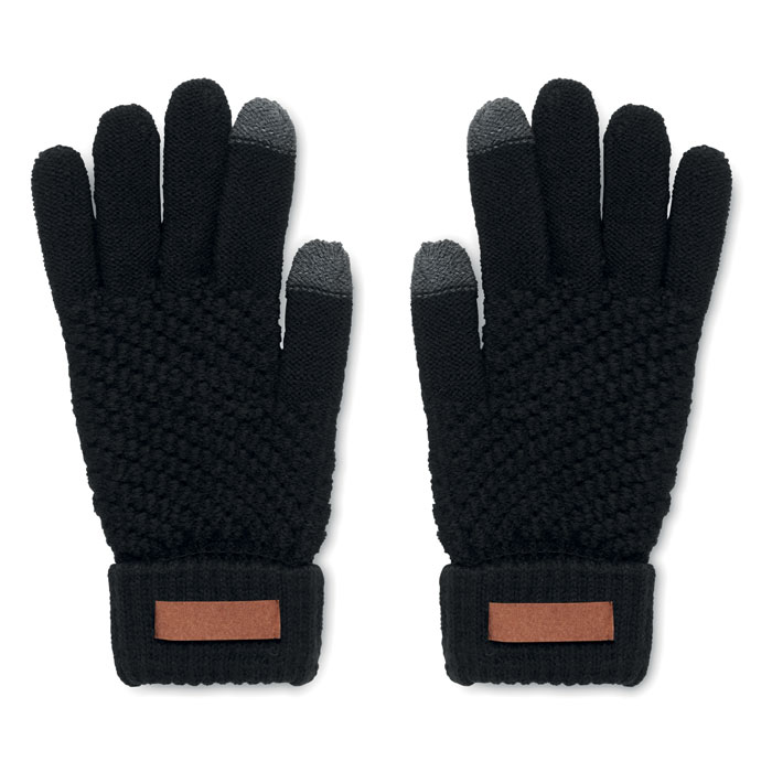 Dotykové zimní rukavice - TAKAI - čierna