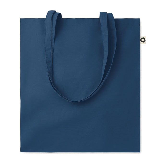 Nákupní taška z recykl. bavlny - ZOCO COLOUR - modrá
