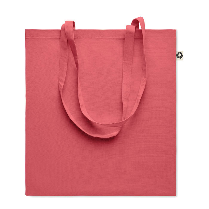Nákupní taška z recykl. bavlny - ZOCO COLOUR - červená