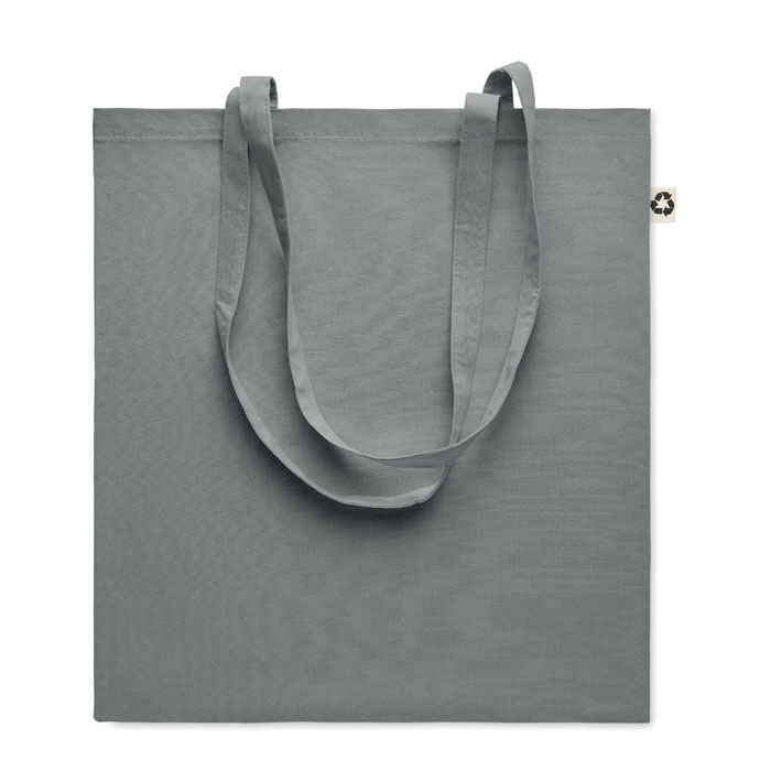 Nákupní taška z recykl. bavlny - ZOCO COLOUR - tmavo šedá