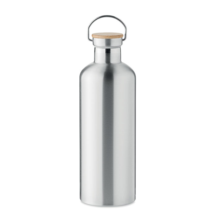 Isolierflasche 1,5L - HELSINKI EXTRA - mattes Silber