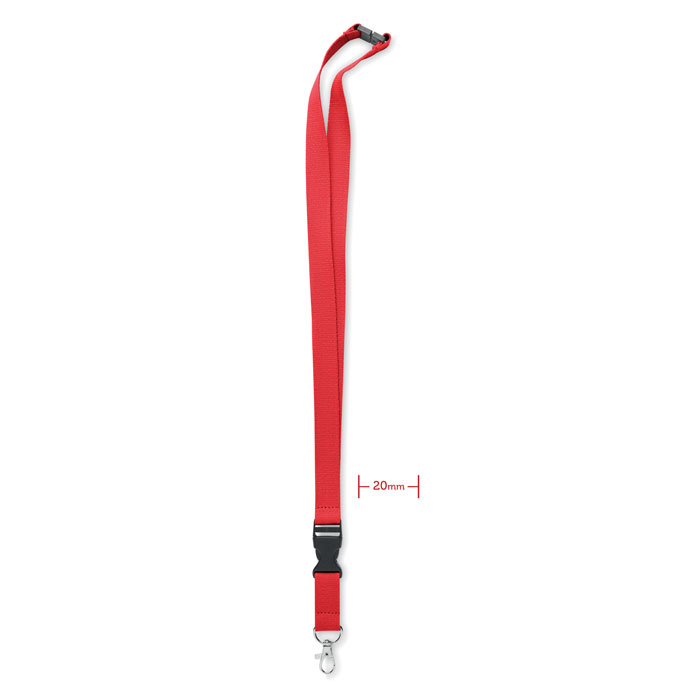 Lanyard 20mm - LANNYCOT - Rot