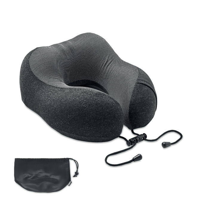 Travel Pillow in RPET - BANTAL - stone grey