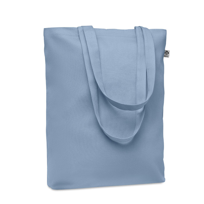 Canvas shopping bag 270 gr/m² - COCO - baby blue