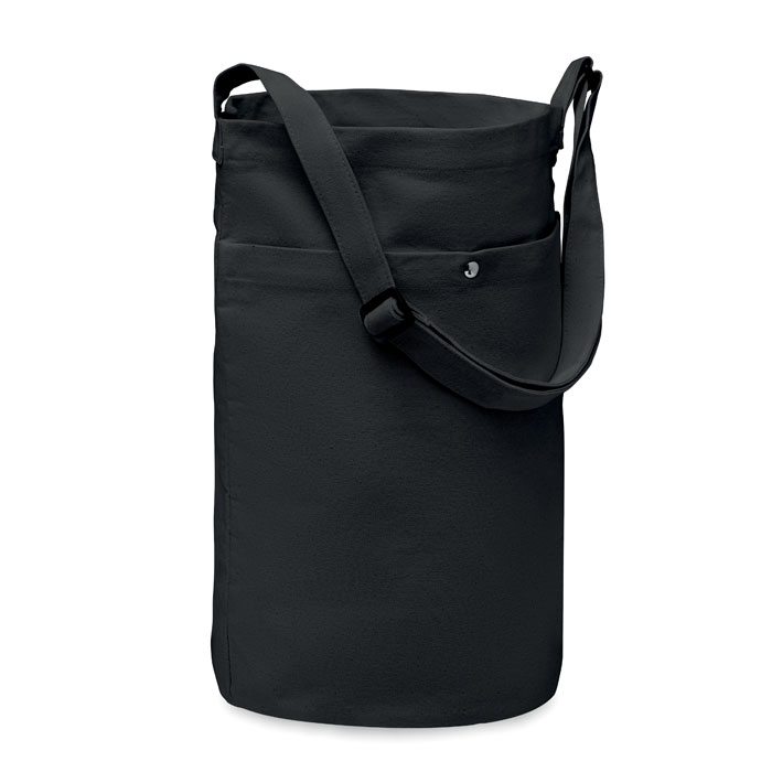 Canvas shopping bag 270 gr/m² - BIMBA COLOUR - black