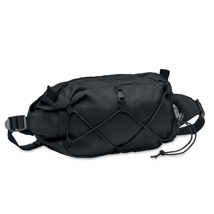 Waist bag in 600D RPET - BROTT - black