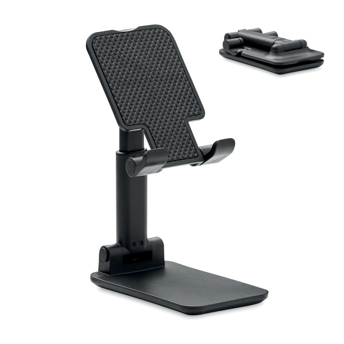 Foldable phone stand in ABS - FLOB - black
