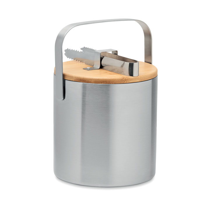 Double walled 1.2L Ice bucket - KOKKOLA - matt silver