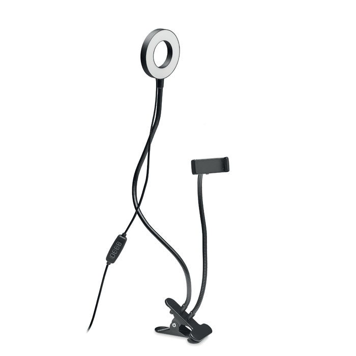 Portable selfie ring light - MINI HELO - black