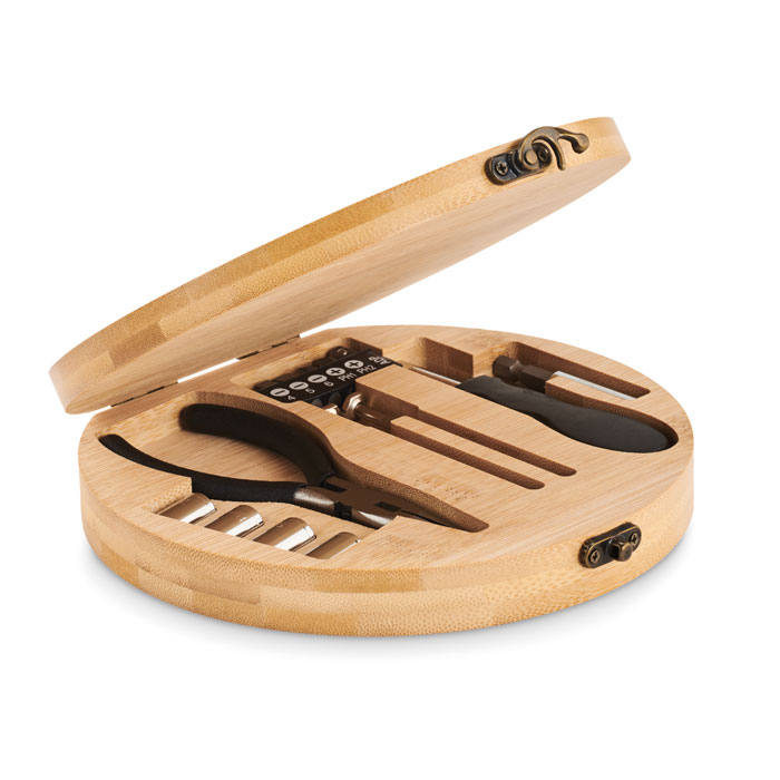 15 piece tool set bamboo case - BARTLETT - wood