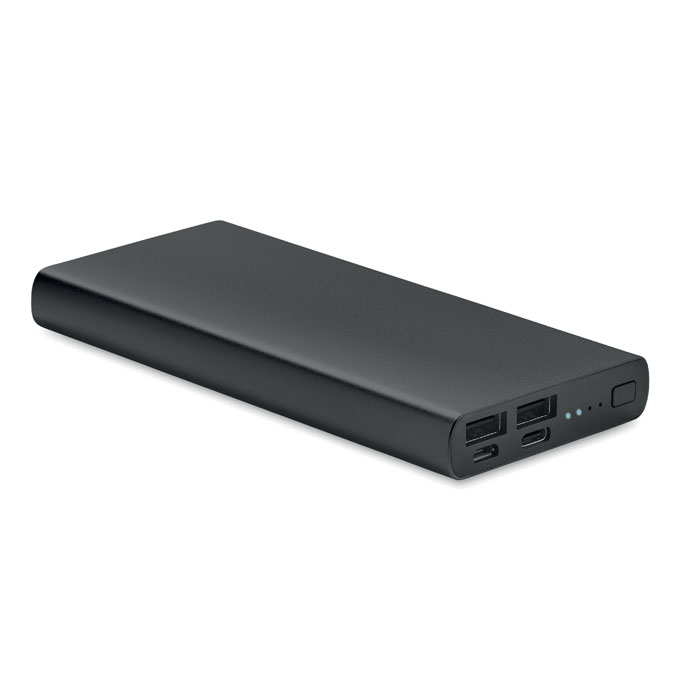 Powerbank 10000 mAh - POWERFLAT 8 C - schwarz