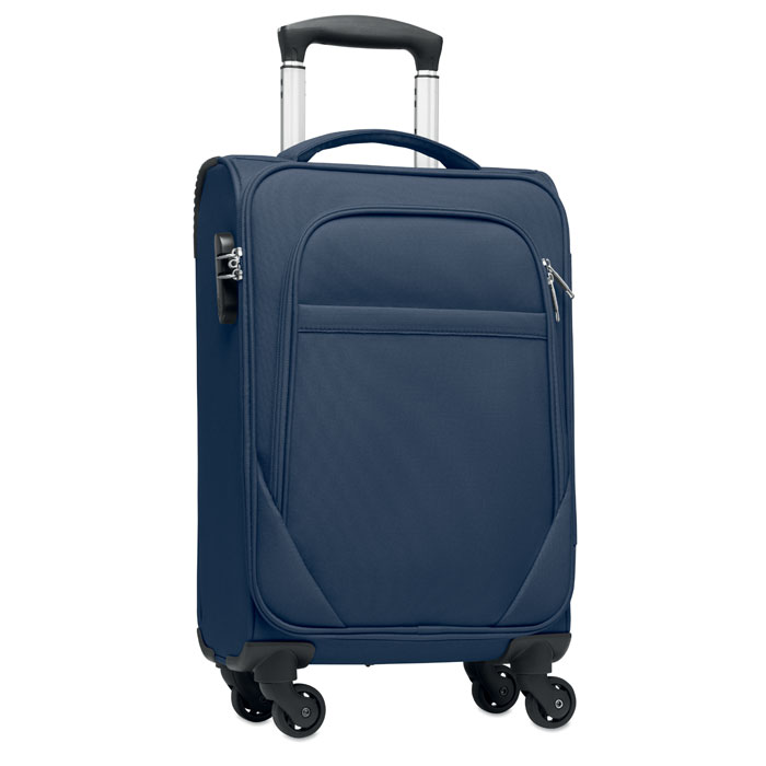 Textilní kufr na kolečkách - VOYAGE - modrá