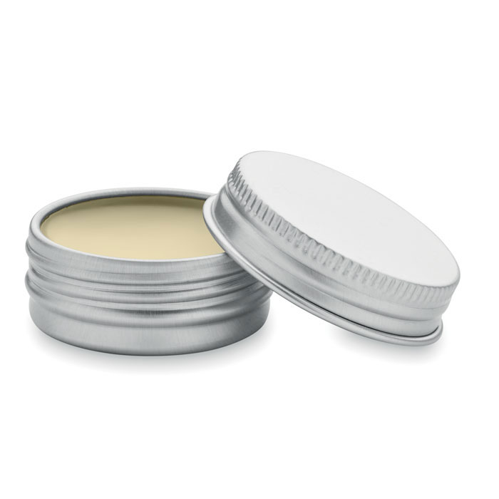 Vegan lip balm in round tin - BALM - beige