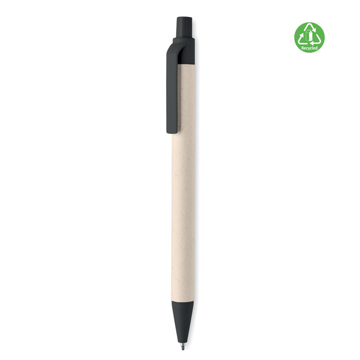 Milk carton paper ball pen - MITO PEN - black