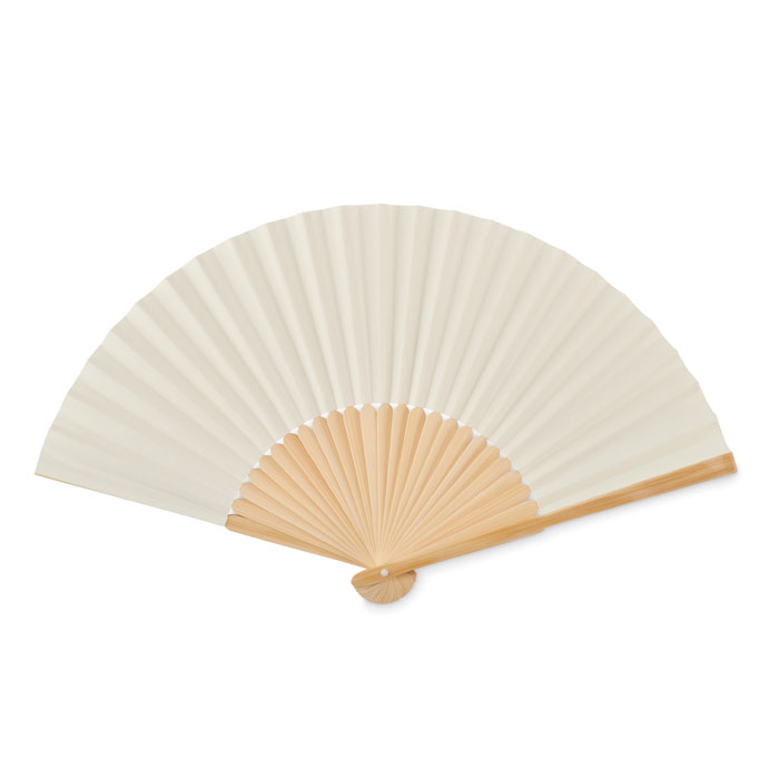 Manual hand fan - FANNY PAPER - beige