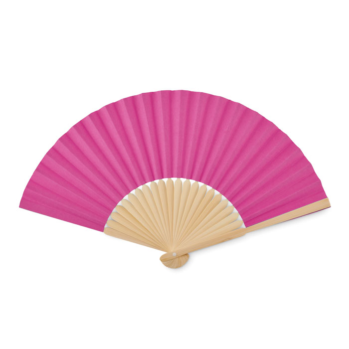 Manual hand fan - FANNY PAPER - fuchsia