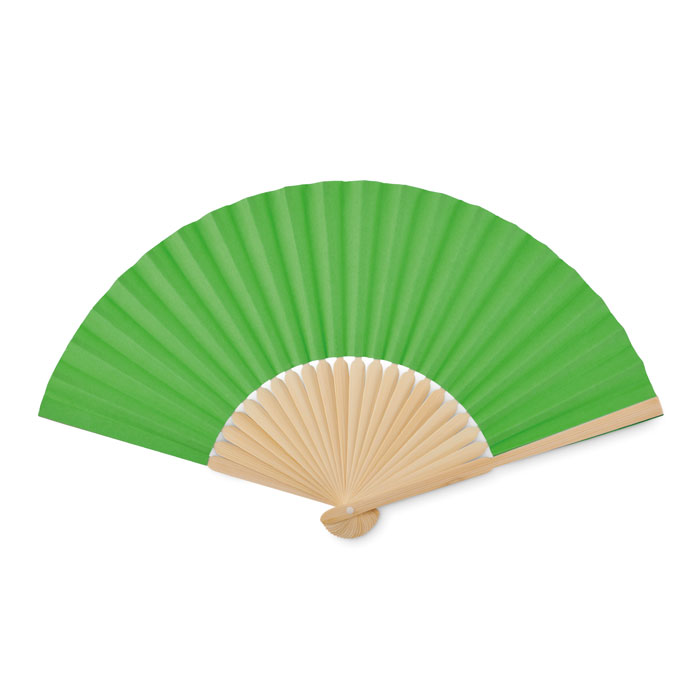 Manual hand fan - FANNY PAPER - lime