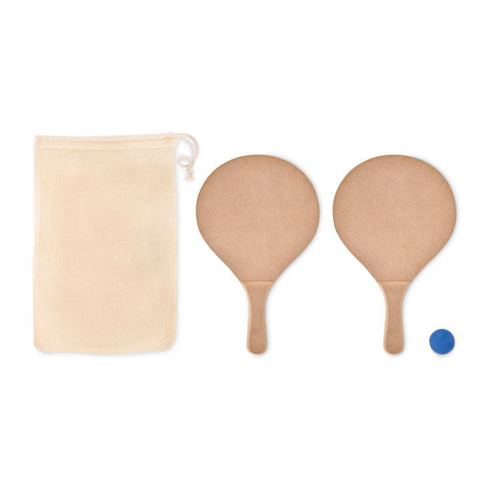 Beach tennis set - RAQUET - wood