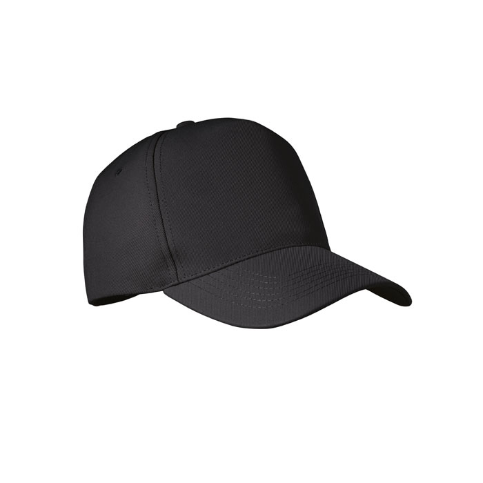 RPET Baseball Kappe 5 Panels - SENGA - schwarz