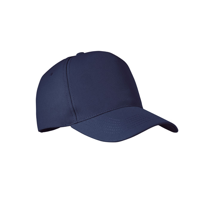 RPET Baseball Kappe 5 Panels - SENGA - blau