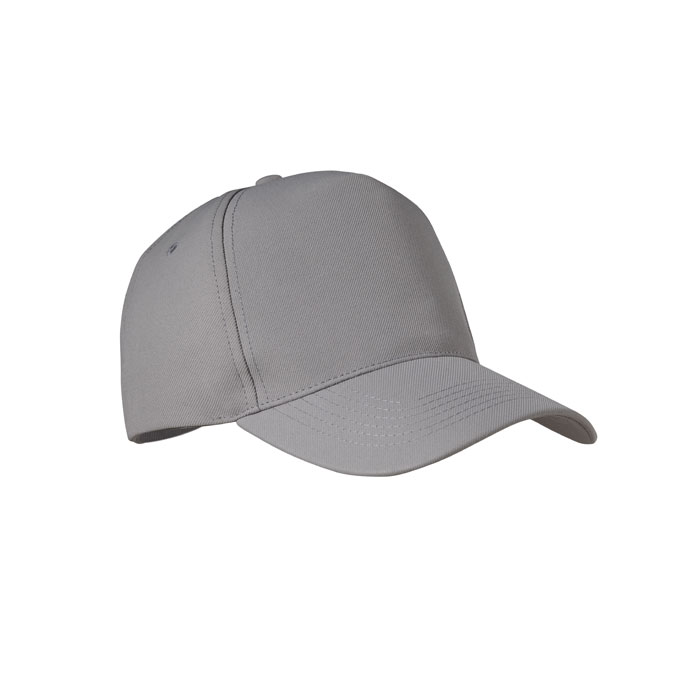 RPET Baseball Kappe 5 Panels - SENGA - Grau