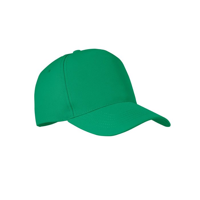 PET 5 panel baseball cap - SENGA - green