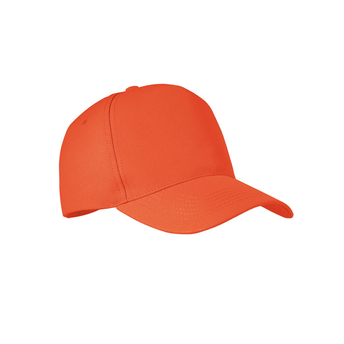 RPET Baseball Kappe 5 Panels - SENGA - Orange