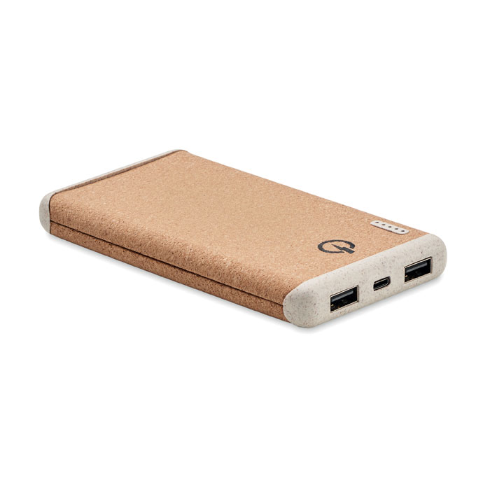 Powerbank mit Ladestation - RALIA - Beige