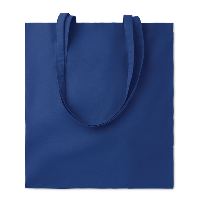 Organic cotton shopping bag EU - TURA COLOUR - blue