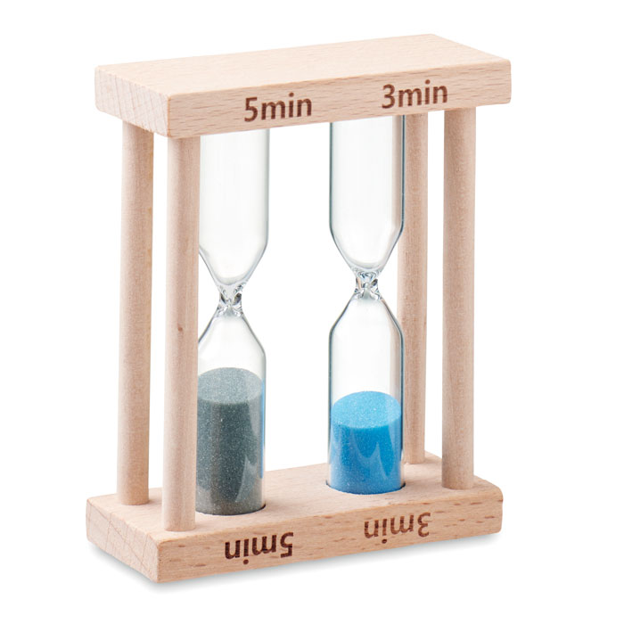 Sanduhr 2in1 - BI - Holz