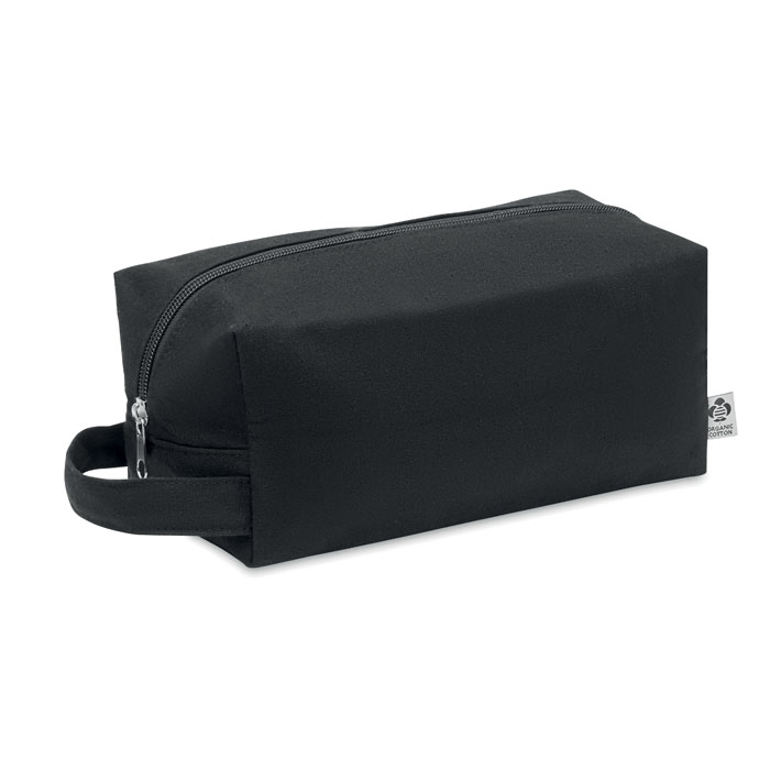 Canvas cosmetic bag 220 gr/m² - BIA - black