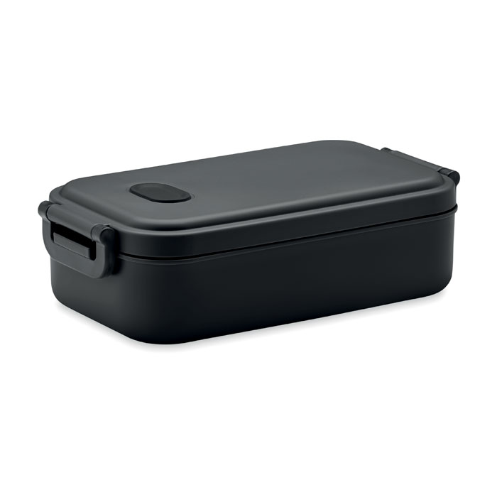 Krabička na oběd z recykl. PP - INDUS - černá