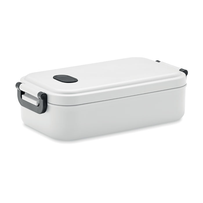 Recycled PP Lunch box 800 ml - INDUS - white
