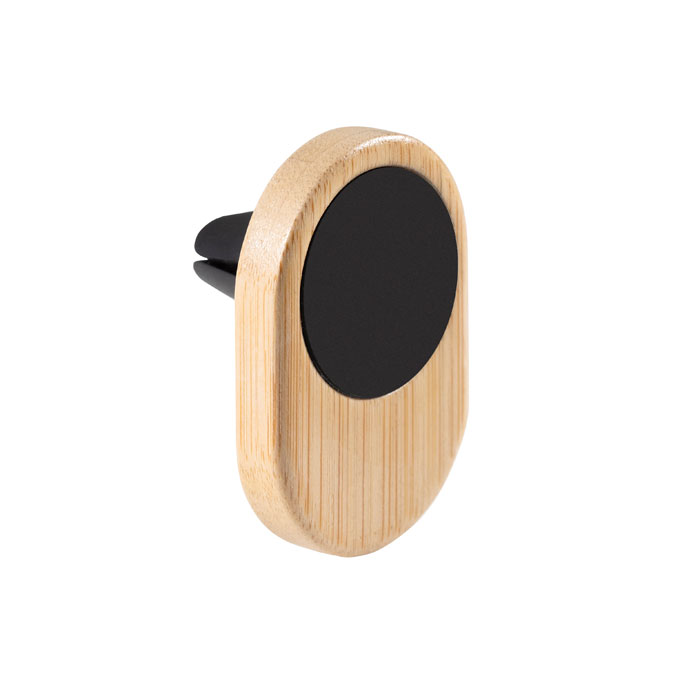 Magnetic air vent phone holder - ELLAGAN - wood