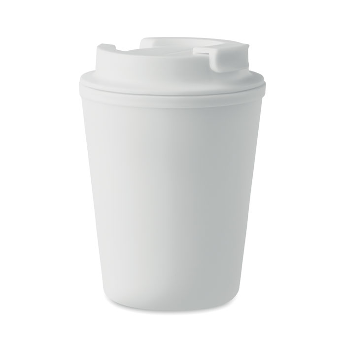 Recycled PP tumbler 300 ml - TRIDUS - white