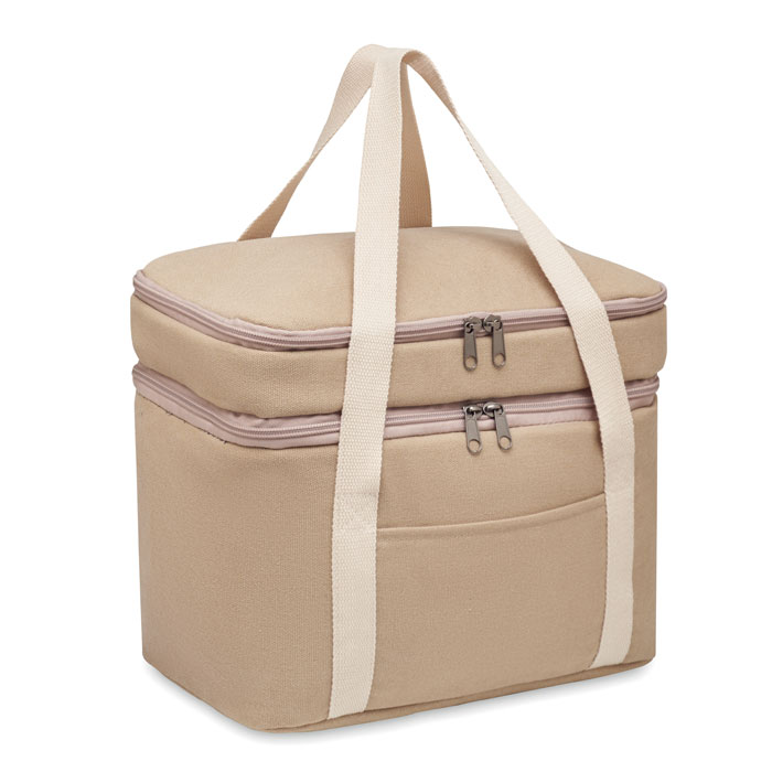 Cooler bag canvas 320 gr/m² - KECIL TOP - beige