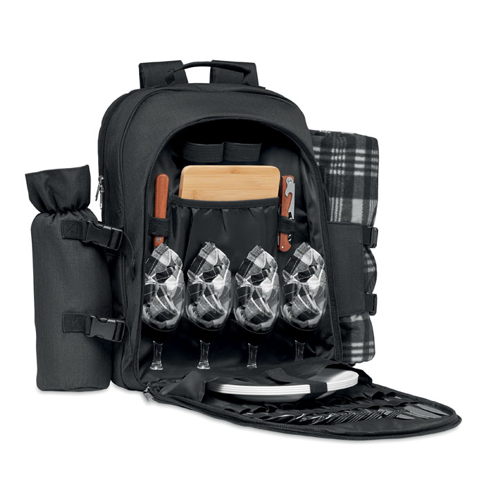 Picknick Rucksack - DUIN - schwarz