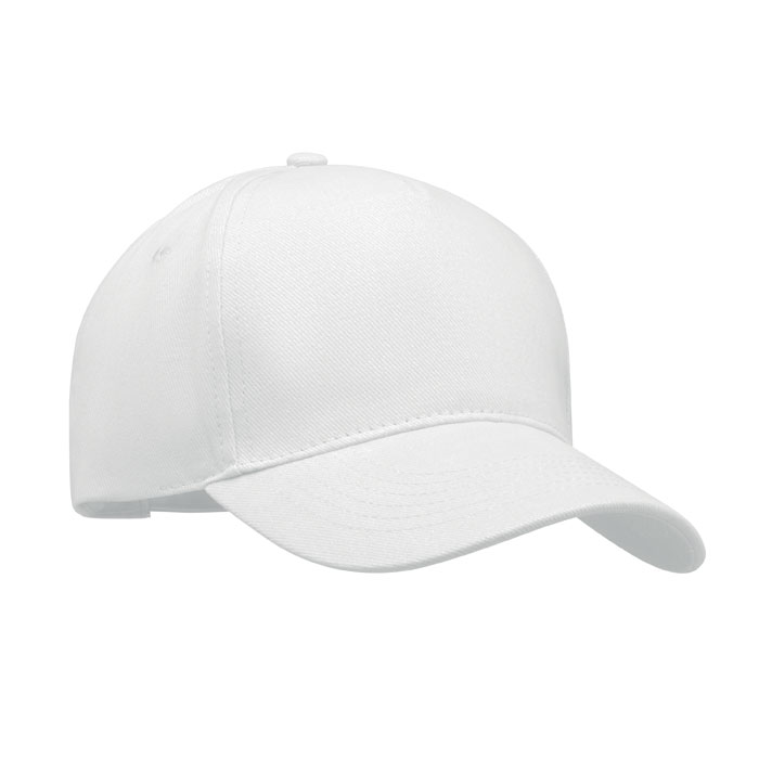 5 panel baseball cap - SINGA - white