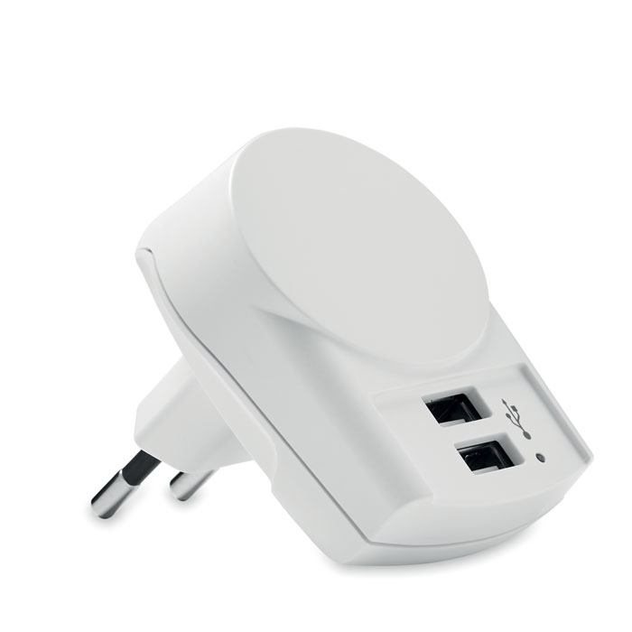 Skross Euro USB-Ladegerät - EURO USB CHARGER 2XA - Weiß 