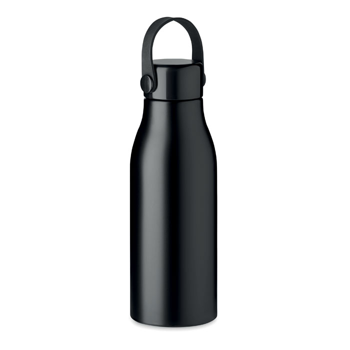 Trinkflasche Aluminium 650ml - NAIDON - schwarz