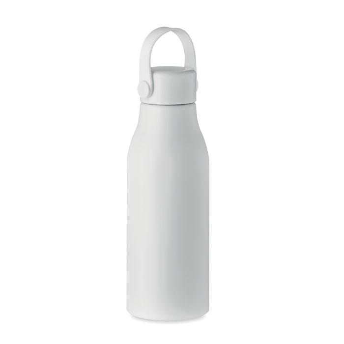 Trinkflasche Aluminium 650ml - NAIDON - Weiß 