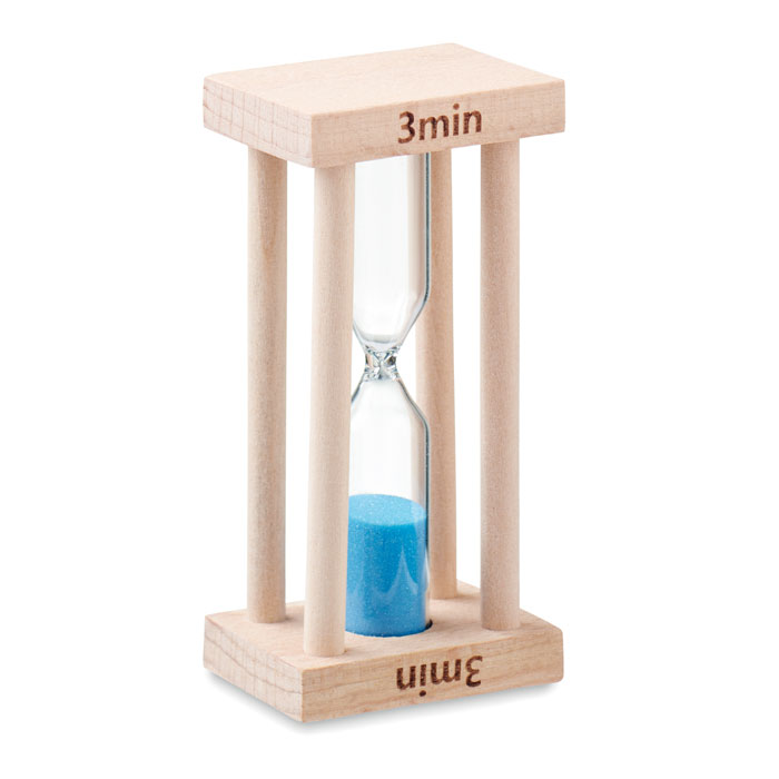 Wooden sand timer 3 minutes - CI - wood