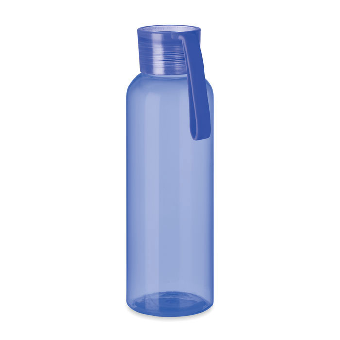Tritan bottle and hanger 500ml - INDI - transparent blue