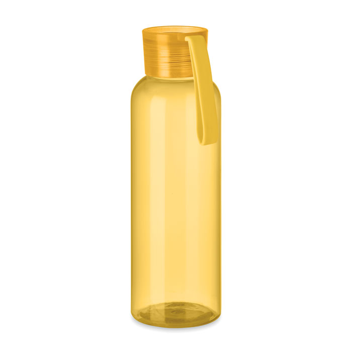 Tritan bottle and hanger 500ml - INDI - transparent yellow